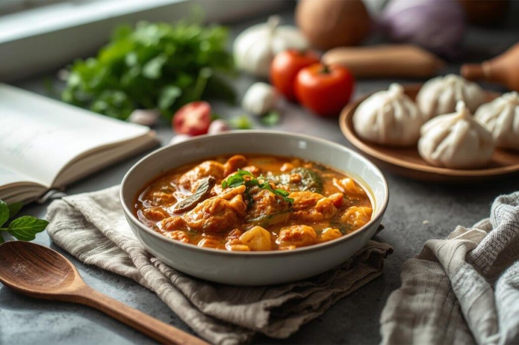 a fine dining table setting